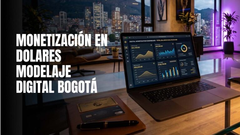 Monetización en Dólares y Finanzas en el Modelaje Digital: Guía 2026 para Creadoras en Bogotá