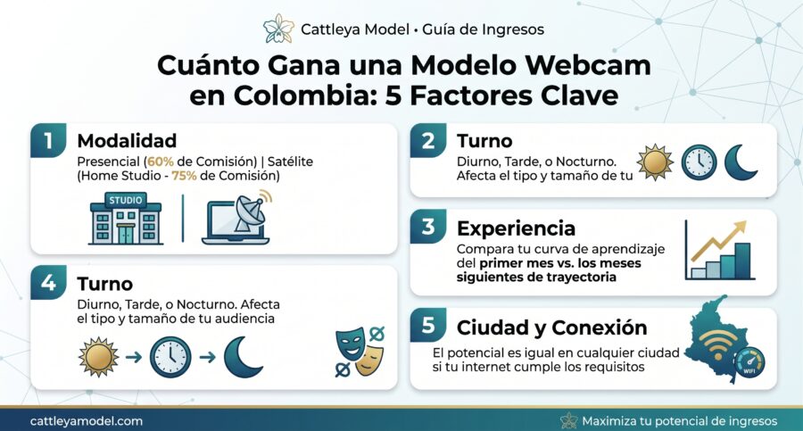 cuanto gana una modelo webcam 5 factores claves