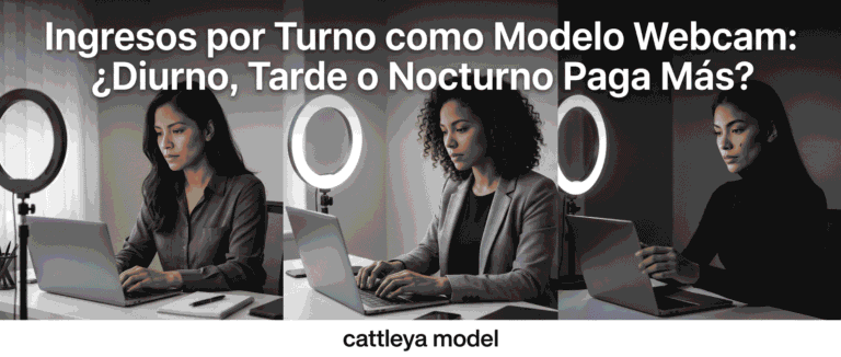 Ingresos por Turno como Modelo Webcam: ¿Diurno, Tarde o Nocturno Paga Más?