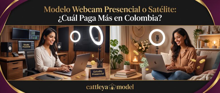 Modelo Webcam Presencial o Satélite: ¿Cuál Paga Más en Colombia?
